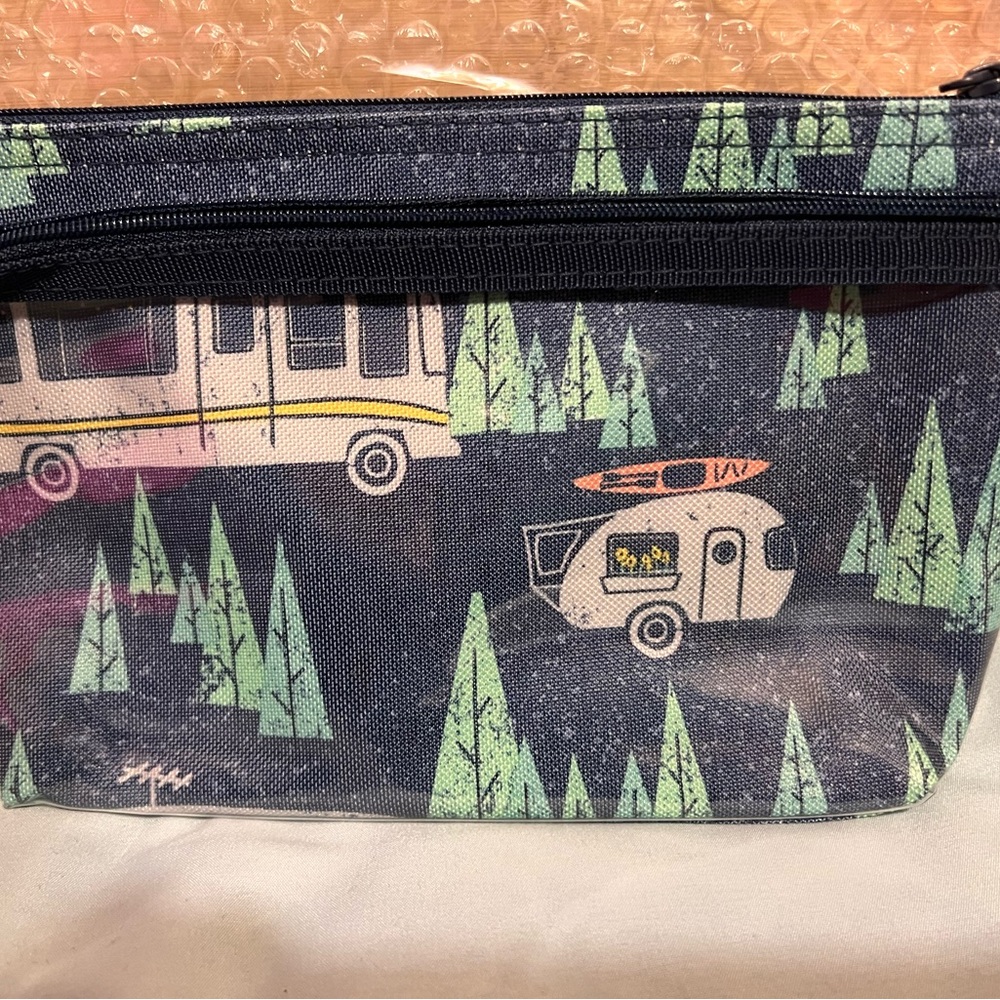 Thirty- one clear clip pouch camping